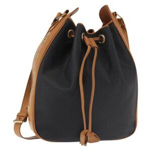 SAINT LAURENT Shoulder Bag PVC Leather Black Auth SW1561